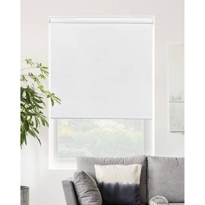 Chicology Blackout Roller Curtain Shade Byssus White - 1 of 4