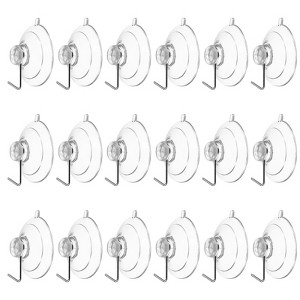 Unique Bargains Waterproof Reusable Load 2.2 Lbs Suction Cup Hooks and Hangers - 1 of 4