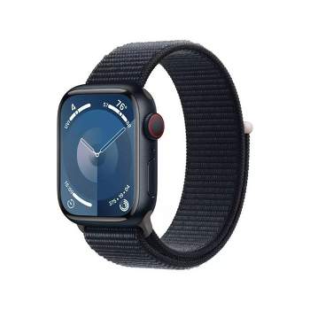 Apple Watch Series 9 GPS + Cellular (2023, 9th Generation) Aluminum Case with Sport Loop - Target Certified Refurbished