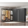 VIPEK V40C Plus Heavy Duty Clothes Rack with Cover, Extra Large Covered Wardrobe Closet Black Rack with Polyester Fabric Cover, Max Load 1300lbs - 4 of 4