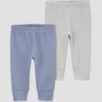 Carter's Just One You® Baby Boys' 2pk Pants - Blue/Gray