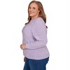 Alfred Dunner Women's Cable Chenille Pullover Sweater - 4 of 4