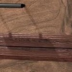 dark walnut+ burgundy