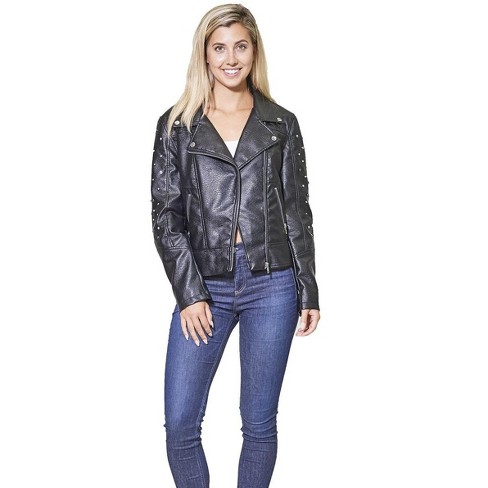 Members only faux leather on sale jacket