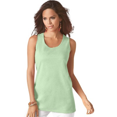 Roaman's Women's Plus Size Scoopneck Tank Top