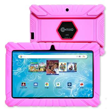 Contixo 7" Kids Tablet 32GB, 50+ Disney Storybooks, Kid-Proof Case (2023 Model)