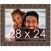 PosterPalooza | 28x24 Modern Bamboo Picture Frame, UV Acrylic, 5 Finishes - 2 of 4