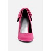 Hornet High Heeled Satin Pump Sandals Women - 4 of 4