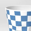 19oz Melamine Tumbler Blue Checker - Room Essentials™ - 3 of 3