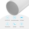 Unique Bargains Water Plumb DIY Crafts High Impact Rigid Round Pipes 8" Length - 3 of 4