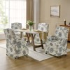 Arnold dining chair Set of 4 roll arms|ARTFUL LIVING DESIGN - 2 of 4
