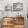 BRINJOY Framed Vintage Cloudscape Oil Painting - Ethereal Sky Canvas Art for French Country Farmhouse Decor - 4 of 4