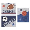 Lambs & Ivy Baby Sports 3 Piece Unframed Nursery/Child Wall Art 11” X 14” - 2 of 4