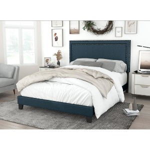 Home Design Ocala Upholstered Twin Panel Bed - 1 of 4