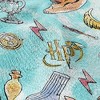 Harry Potter Water Color Pattern Blanket 50"x60" Woven Tapestry - 4 of 4