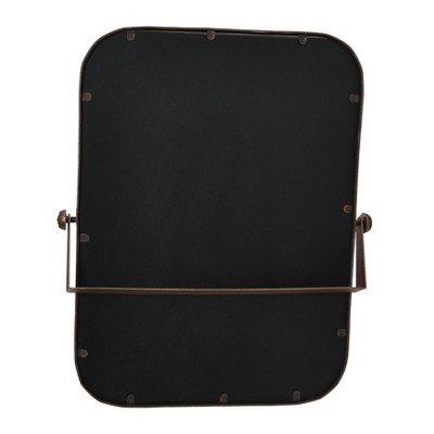 Copper Edge 24"x20.5" Rectangular Wood Pivoting Wall Mirror