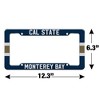 California State University Monterey Bay Stripe License Plate Tag Frame - 4 of 4