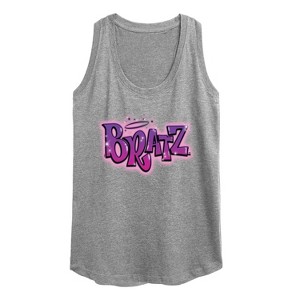 Women's - Bratz - Original Airbrushed Logo Graphic Racerback Tank - 1 of 4