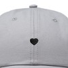 Dalix Heart Embroidered Cotton Summer Outdoor Baseball Cap Dad Hat Womens - 2 of 4