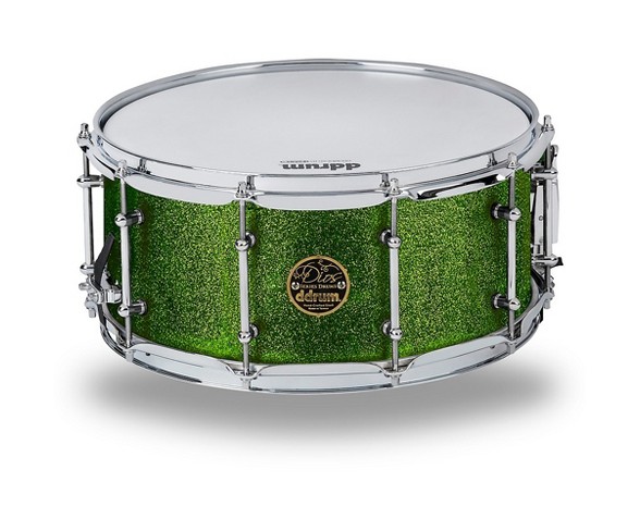 Ddrum Dios Maple Snare 14 x 6.5 in. Emerald Green