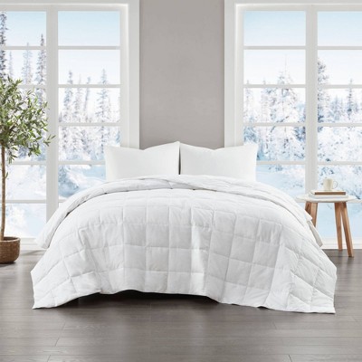 Twin Lightweight White Down Cotton Comforter
