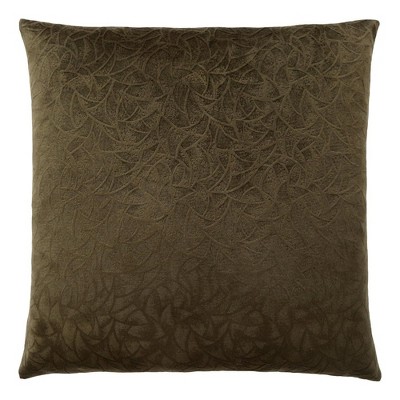 TopComfy Support Pillow Decorative Throw Pillow with Floral Pattern for Sofa or Bed Use, Green, 17"*17"*2"