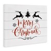 Stupell Industries Merry Christmas with Reindeer, 20" x 16" - 3 of 4
