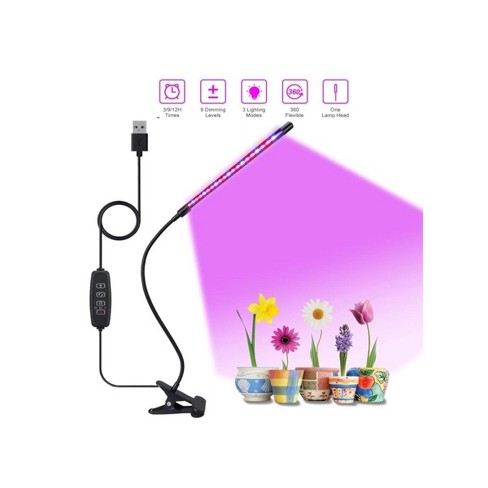 Full Spectrum LED Grow Light Plant Growing Lamp with 3 Timer for