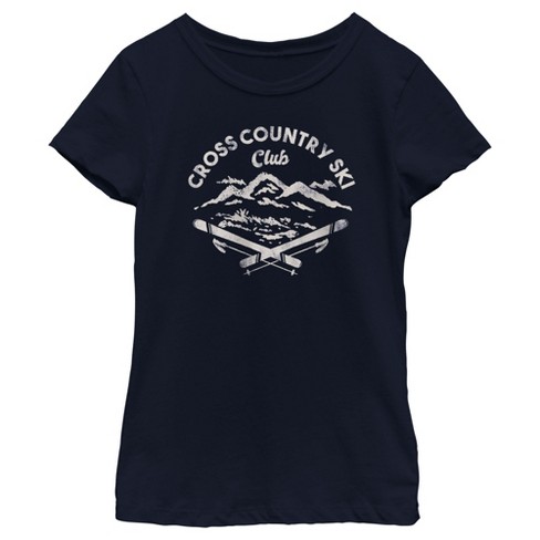 Girl's Lost Gods Distressed Ski Club T-Shirt - image 1 of 4