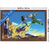 Trends International Dragon Ball Z: Cell Saga - Battle Framed Wall Poster Prints - 3 of 4