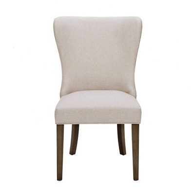 Helena Cream and Gray Upholstered Parsons Dining Chair