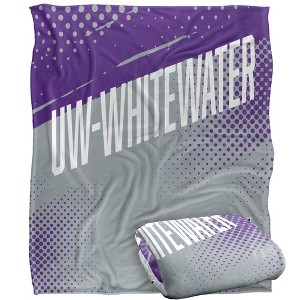 University Of Wisconsinwhitewater Fan Zone Silky Touch Super Soft Throw Blanket 50x60 - 1 of 4