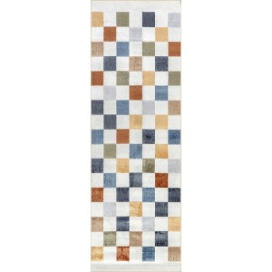Nuloom Naya Checkered Pet Friendly Machine Washable Area Rug - 1 of 4