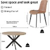 PAKASEPT 5-Piece Round Dining Table Set for 4, 47"Modern Kitchen & Dining Room Tables Coffee Table for Kitchen Living Room - 2 of 4