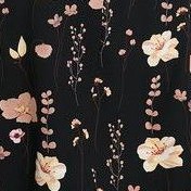 black flowers