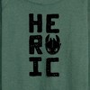 Women's - How to Train Your Dragon - Heroic Lightweight French Terry Wide Neck Long Sleeve Shirt - 2 of 4
