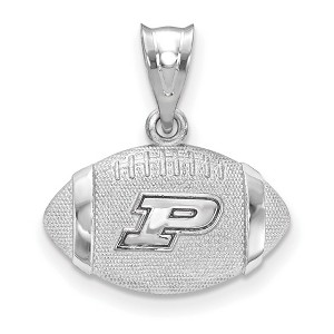 Black Bow Jewelry Sterling Silver Purdue Boilermakers NCAA Pendant - 1 of 3