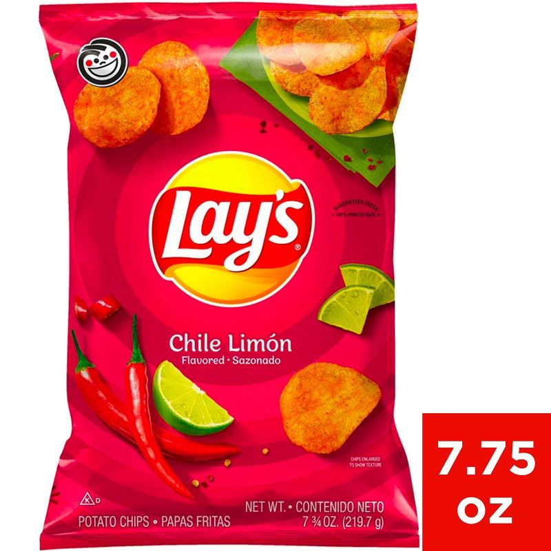 Lay's Chile Lim&#243;n Flavored Potato Chips - 7.75oz, 1 of 5