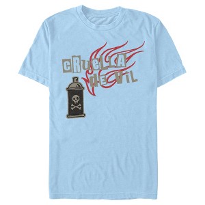 Men's Cruella Spray Flames Logo T-Shirt - 1 of 4