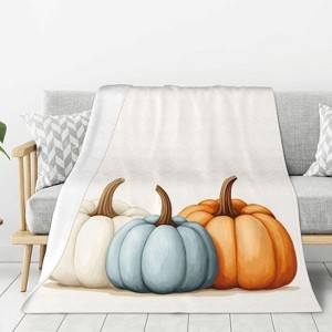 Lomsoe Christmas Pine Tree White Winter Couch Throw Blanket Flannel Soft Blanket for Living Room Bed Sofa Travel Office Camping. - 1 of 4