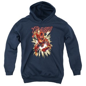 Boys’ JLA Flash Glow Hooded Sweatshirt - 1 of 4