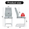 NicBex Modern Dining Chairs with Plush Upgraded Cushions,Anti-Slip Armless Chairs for Kitchen,Living Room - 3 of 4