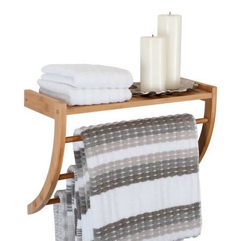 Bay Isle Home Larock Accent Shelf with Towel Bar & Reviews