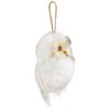 Northlight Faux Fur Owl Christmas Ornament - 6" - White and Brown - 4 of 4