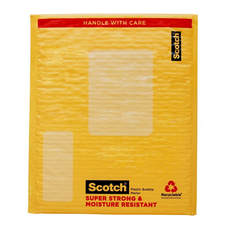 Scotch 9.5&#34; x 13.5&#34;  Plastic Bubble Mailer, 1 of 4