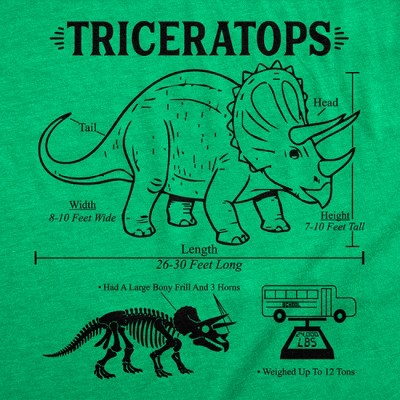 Мужские футболки Crazy Dog T-Shirts, Inc. Mens Funny T Shirts Triceratops Infographic Awesome Dino Tee For Men - Crazy Dog Men's T Shirt With Dinosaur Sayings Green XXL — фото 2