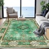 Area Rugs for Living Room Bedroom Dining Room Nursery Office Hallways, Washable Large Boho Vintage Bohemian Distressed Oriental Carpet Non Slip - 4 of 4