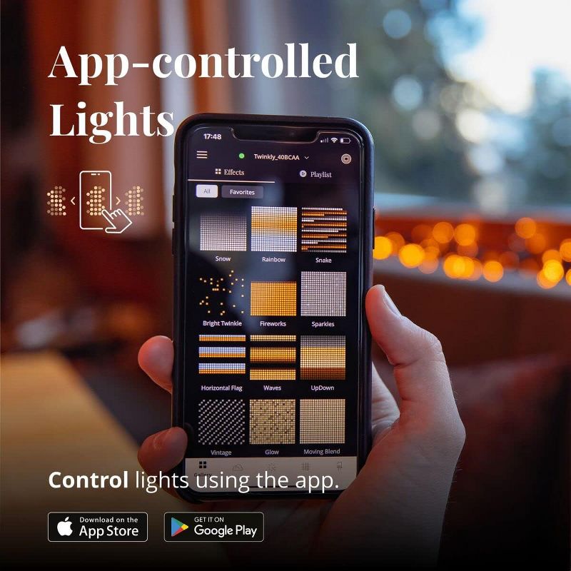 Twinkly Cluster  App-Controlled LED Christmas Lights Indoor and Outdoor Smart Lighting Decoration, 3 of 10