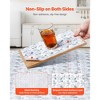 VEVOR Drawer and Shelf Liner for Kitchen Cabinet, Non-Adhesive Non-Slip Thick Refrigerator Liners, PVC Fridge Lining, Floral, 23 FT,Green & White - 4 of 4