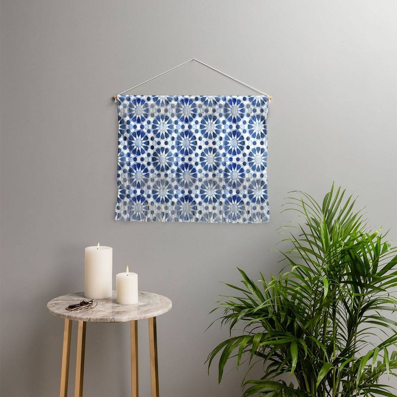 16&#34; x 22&#34; Small Schatzi Farah Tile Fiber Wall Hanging Brown/Blue - Deny Designs, 3 of 7